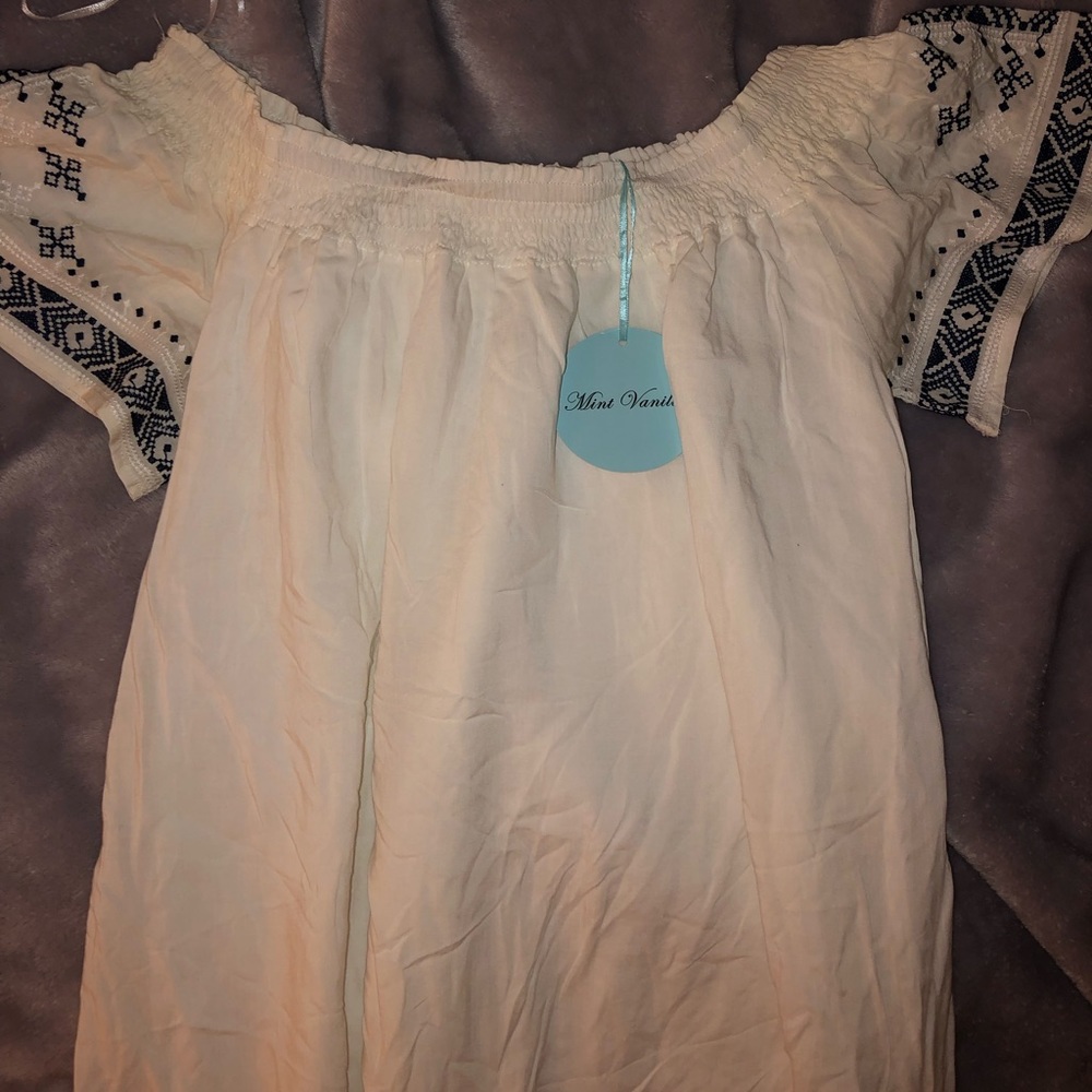 Mint Vanilla Baby Doll Dress